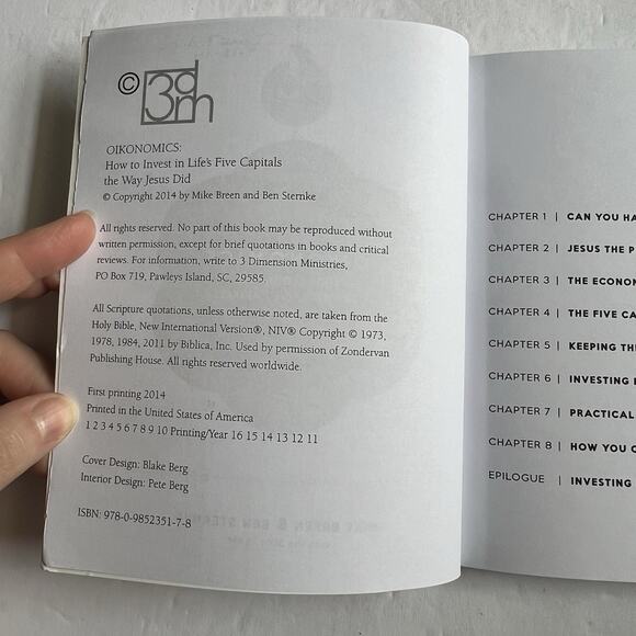 Oikonomics How to Invest in Lifes Five Capitals the Way Jesus Did Paperback - Picture 3 of 7